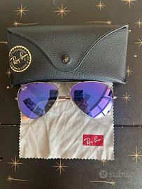  Ray-Ban  llenti a specchio viola