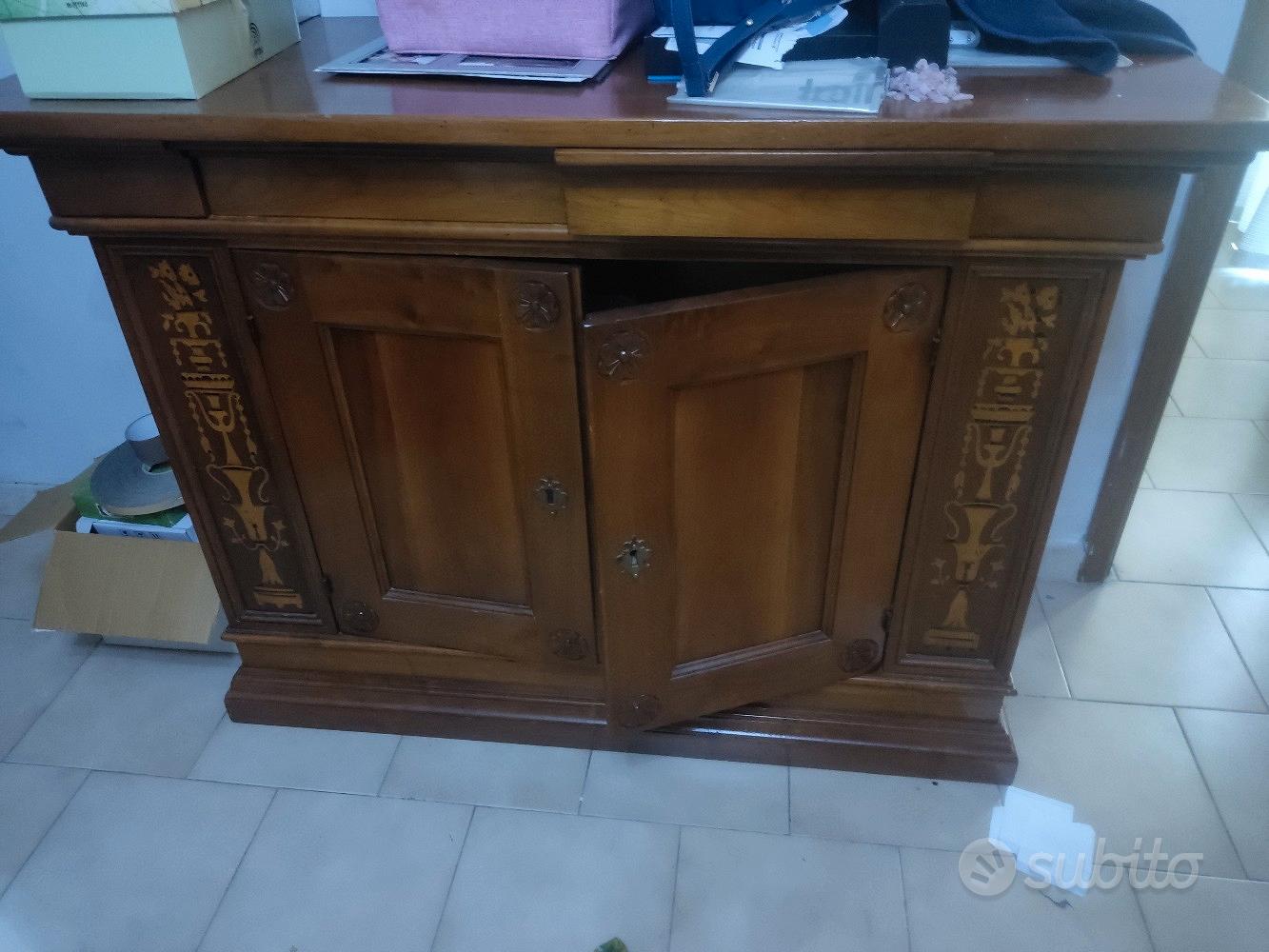 credenza bassa ciliegio con intarsi Arredamento e Casalinghi In