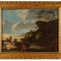 Salvator Rosa (seguace di), Paesaggio Costiero