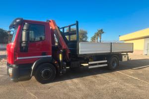 EUROCARGO 120e22 ribaltabile e gru, ACCETTO PERM