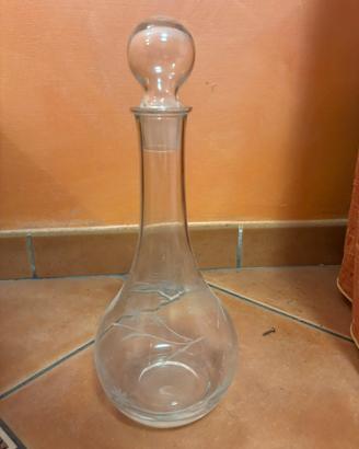 Bottiglia di cristallo