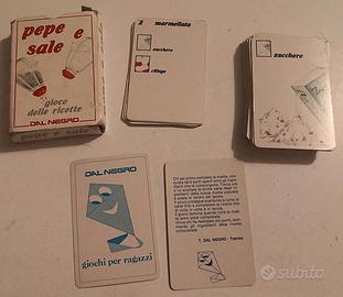 Carte da gioco Dal Negro ""Pepe e sale" ricette