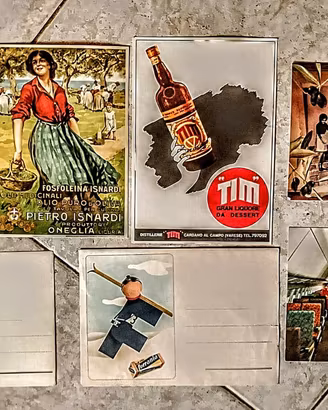 Lotto 8 cartoline pubblicitarie 