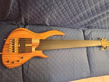 SimpleBass 6 corde fretless Liuteria Roberto Musso