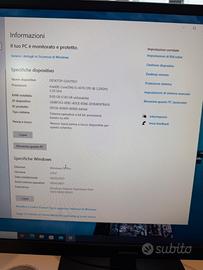 Desktop lenovo i5 con monitor samsung 21 pollici