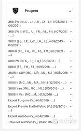 dischi peugeot 5008 seconda serie e citroen 