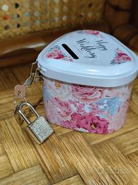 Salvadanaio Metallo Happy Wedding