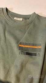 Felpa verde  Ovs 11/12 anni