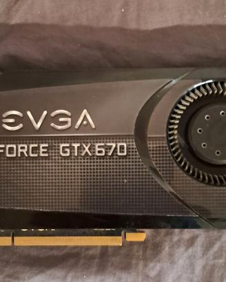 SCHEDA VIDEO PER PC NVIDIA GEFORCE GTX670 2 GIGA