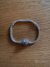 PANDORA_Bracciale con Chiusura a Cuore
