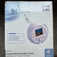 Dispositivo radio, orologio e slideshow foto