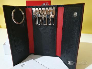 Portachiavi Ducati Corse in vera pelle