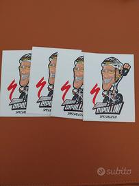 Adesivi Cipollini e spille vari