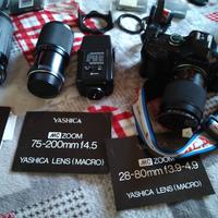 yashica 108 obbiettivi 28-80 75-200 100-300 filtri