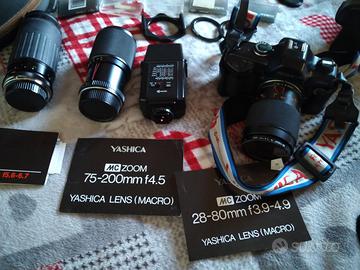 yashica 108 obbiettivi 28-80 75-200 100-300 filtri