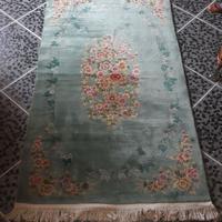 tappeto cinese liberty turchese