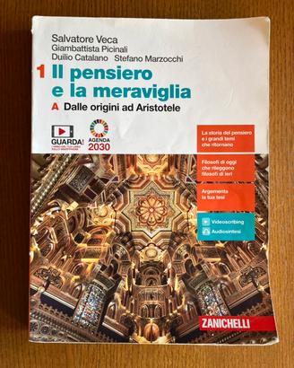 Il pensiero e la meraviglia Vol 1  9788808421203