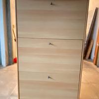 Scarpiera a tre ribalte