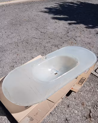 Lavabo Top in Vetro Satinato per Bagno 