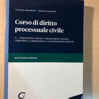 Corso di diritto processuale civile Mandrioli
