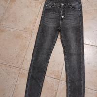 jeans elasticizzato vita alta 