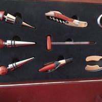 cassetta in legno per bottiglie con accessori