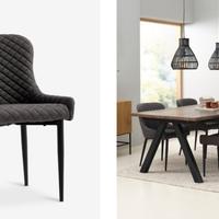 2 sedie JYSK PEBRINGE grigio/nero – nuove, ancora