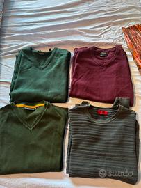 Maglioni Uomo (Verde, Bordeaux, Grigio)