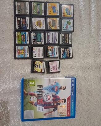 giochi Nintendo DS + Fifa 15 PS Vita