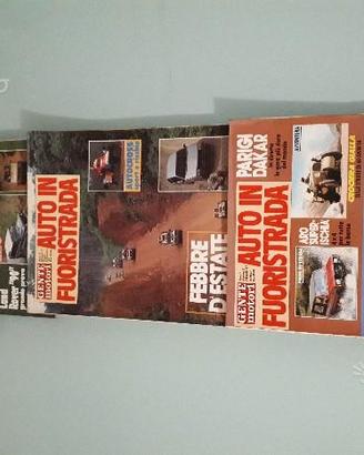 Riviste di quattroruote e auto fuoristrada anni 80