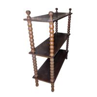 Libreria/Scaffale Vintage In Legno Con 3 Ripiani