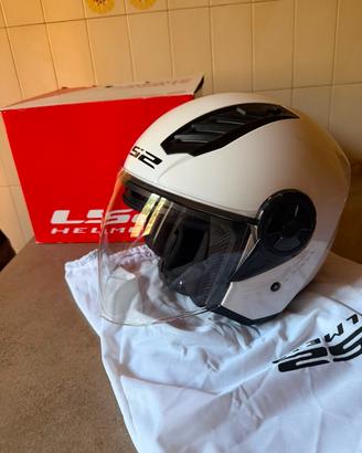Casco Jet LS2 Bianco - come nuovo