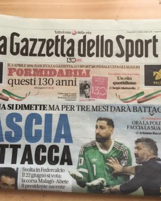 Gazzetta dello sport edizione 130 anni 3/4/26