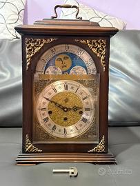 Orologio da tavolo Hermle vintage con fasi lunari
