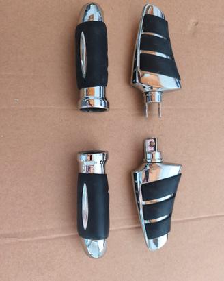 Pedaline e manopole moto custom 