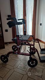 Deambulatore , sedia a rotelle