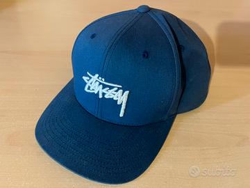 Cappellino Stüssy originale snapback blu scuro