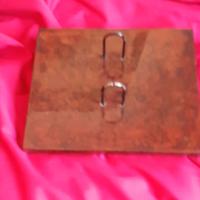 PORTA AGENDA DA TAVOLO  IN RADICA