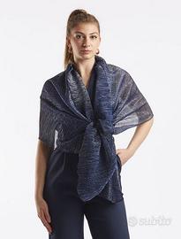 sciarpa foulard blu navy rinascimento