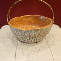 Aldo Tura ciotola intagliata