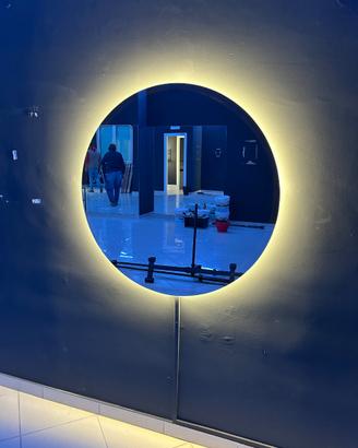 Specchio Led rotondo retroilluminato