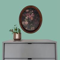 Cassettiera grigia 5 cassetti come nuova