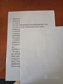 algorittmo del Tunsteno