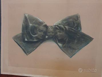 Stampa vittoriana di John de Yongh "Il legame che 