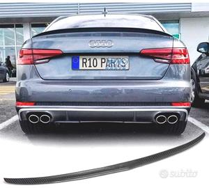 SPOILER PER AUDI A4 B9 SEDAN 15-18 IN CARBONIO
