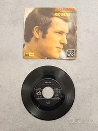 Vinile Adamo 45 giri Se mai/Una ciocca di capelli