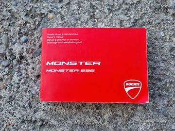 manuale/libretto di uso e manutenzione Monster 696