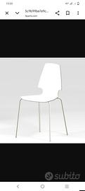 sedia/sedie Vilmar Ikea bianche (foto esempio)