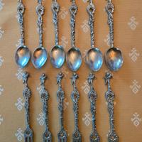 set cucchiaini e forchettine vintage