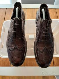 Santoni originali Oxford brouge fatte a mano